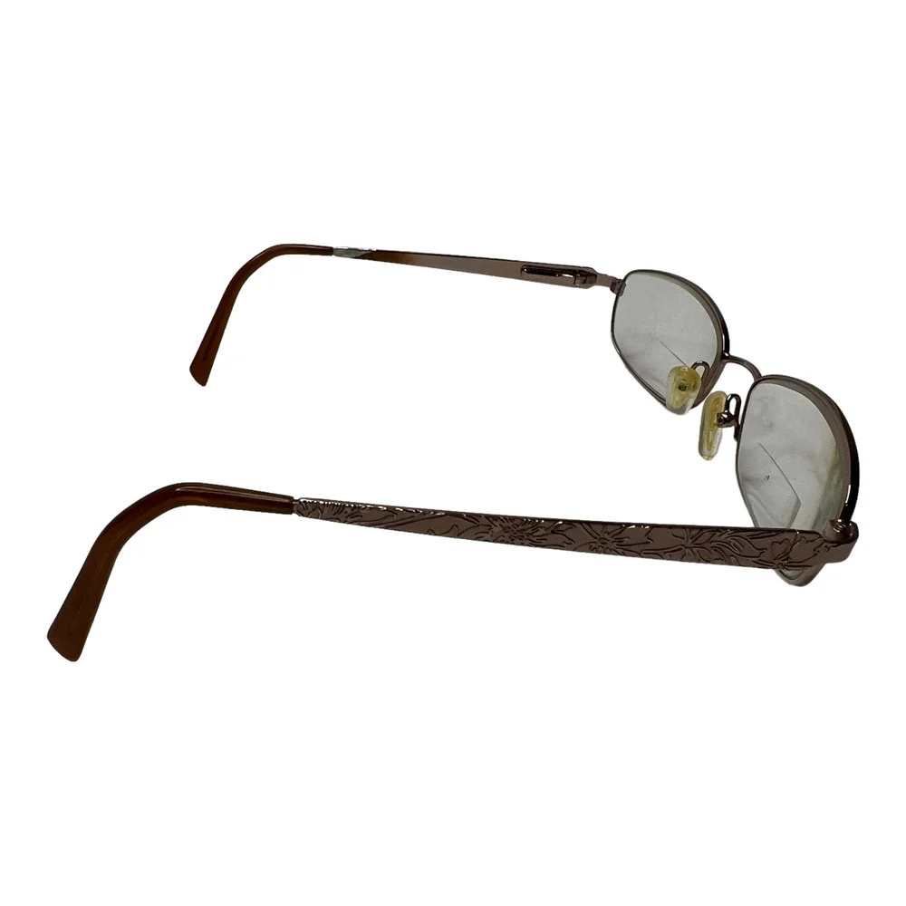 Marseilles Champagne Eyeglasses‎ Frames Only Metal Pink 55-17 H3257